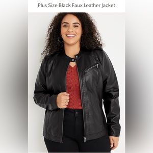 Faux Leather Jacket